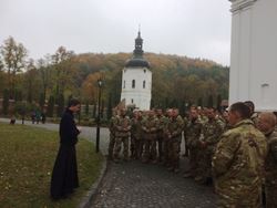 Крехівський монастир відвідали бійці 80-ої бригади.(ФОТО)